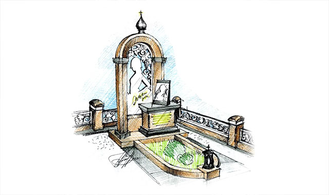 Авторский эскиз памятника 05