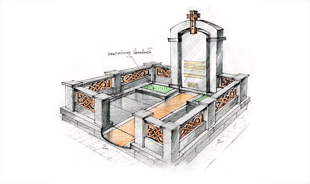 Авторский эскиз памятника 10