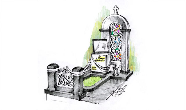 Авторский эскиз памятника 11