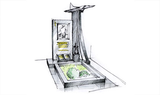 Авторский эскиз памятника 17