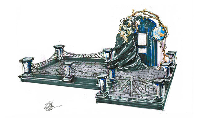 Авторский эскиз памятника 21