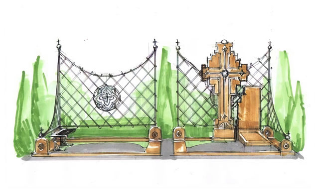 Авторский эскиз памятника 22