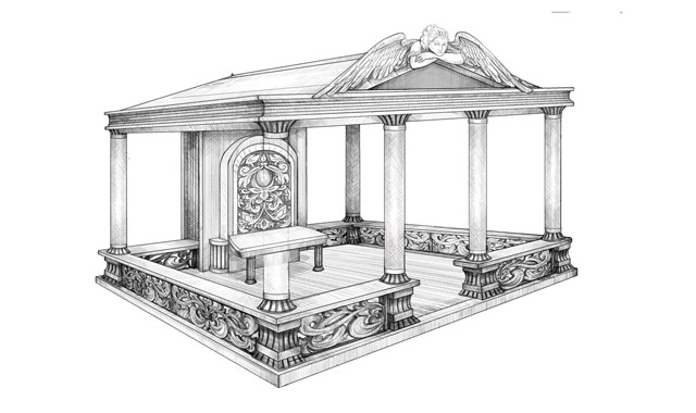 Авторский эскиз памятника 28