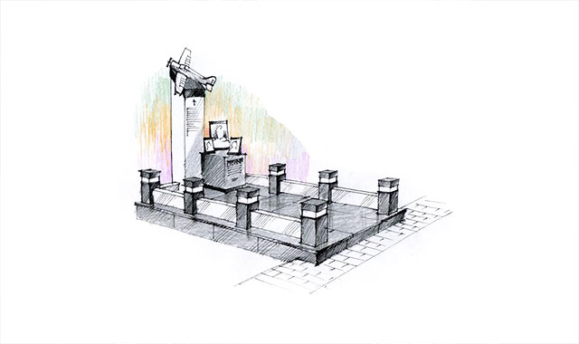 Авторский эскиз памятника 04